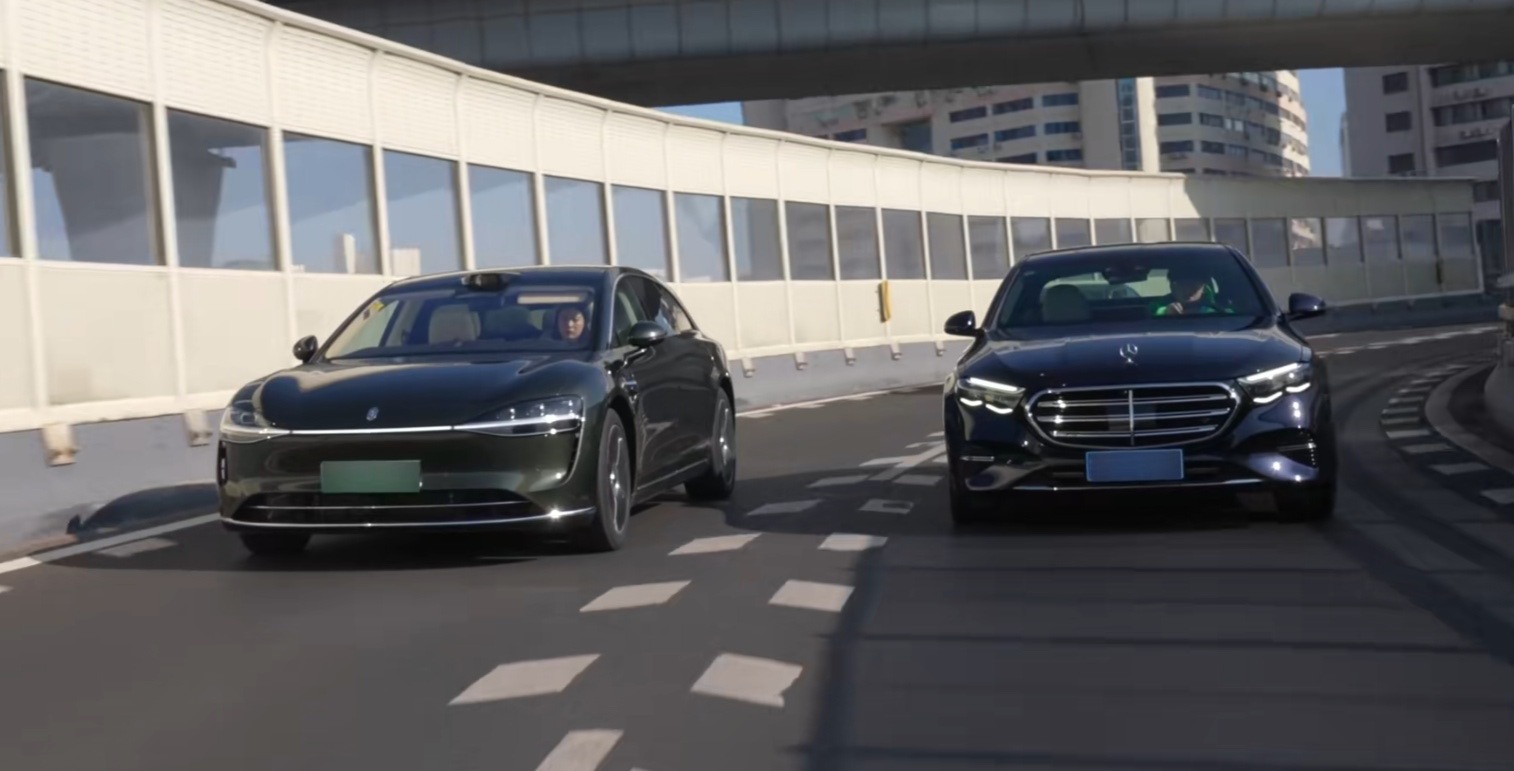 只看前脸，享界S9 pk 奔驰E级，谁更好看？ 