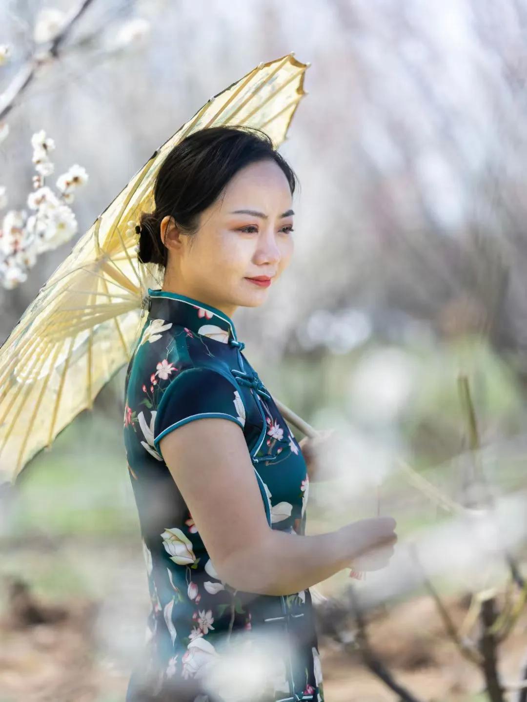 邢台柏乡太行梅园里的美：皎皎魂也飘，笛韵枝头俏。云雀喳喳花戏水，乍暖蝶难找。沙汀