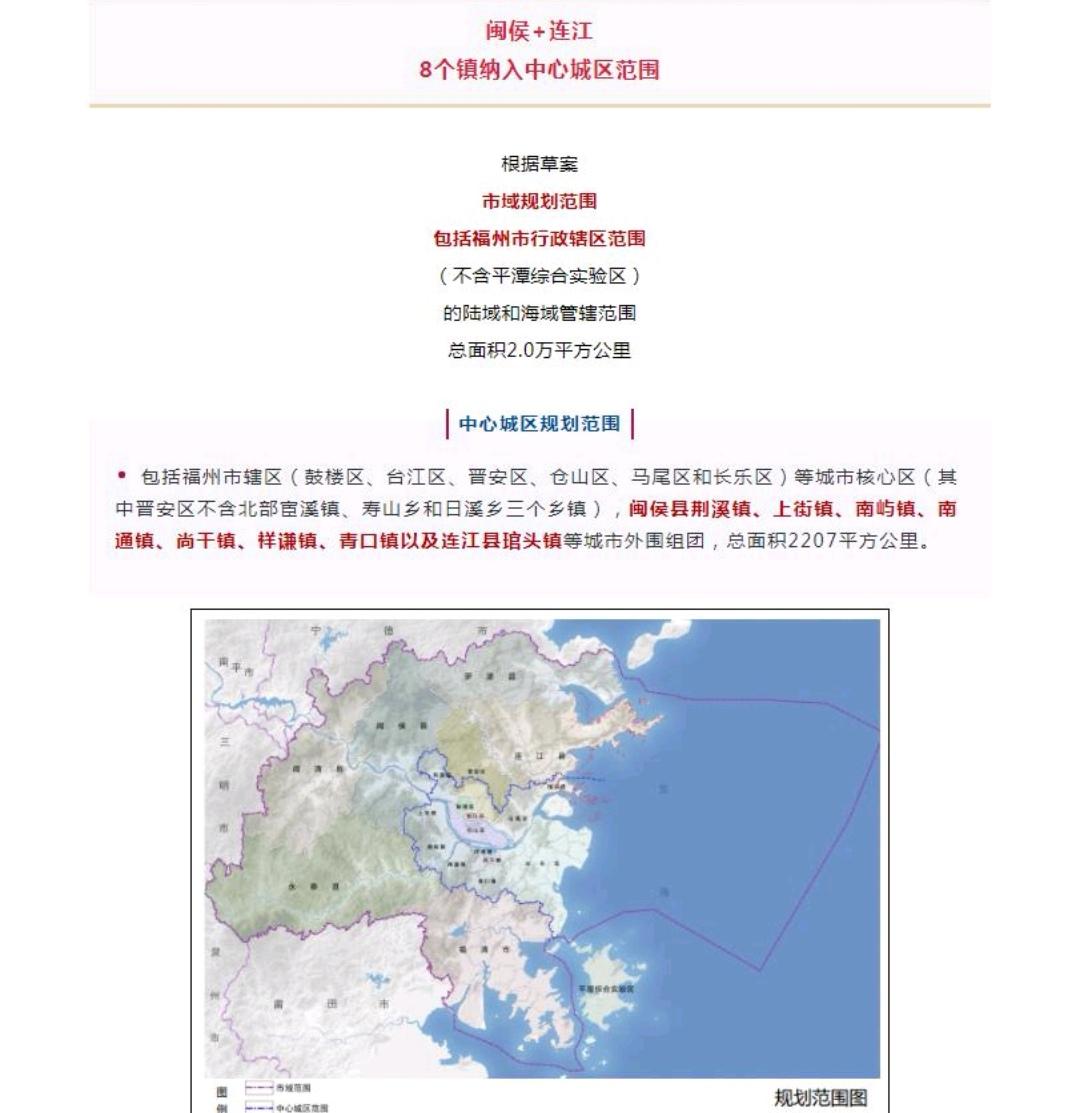 国务院批复《福州市国土空间总体规划（2021 - 2035 年）》，闽侯 7 镇