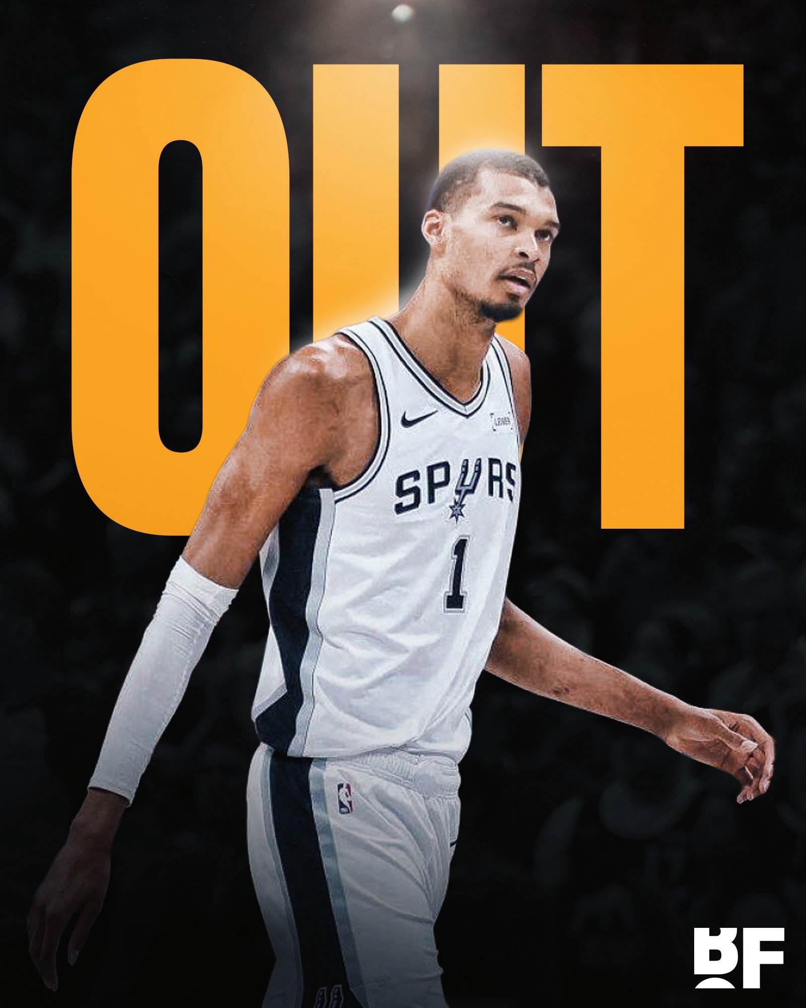 Shams：文班亚马下一场比赛出战成疑，但大家相信他会至少再打一场常规赛。NBA