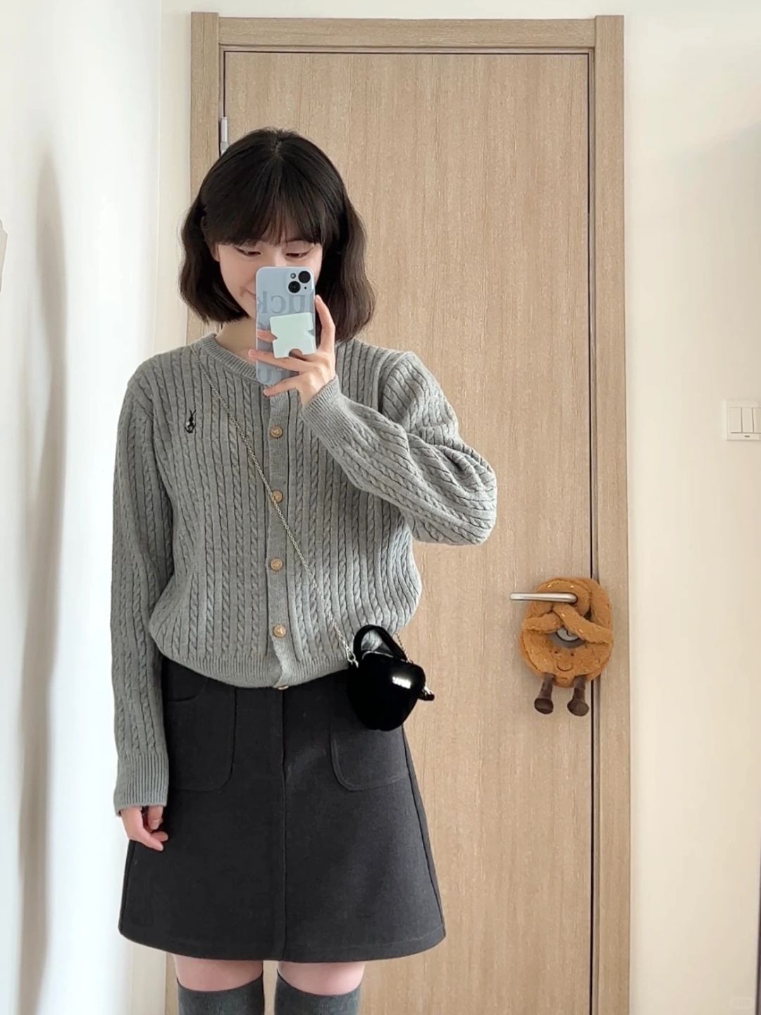 好喜欢今天这套！！格雷系女孩报道🐈‍