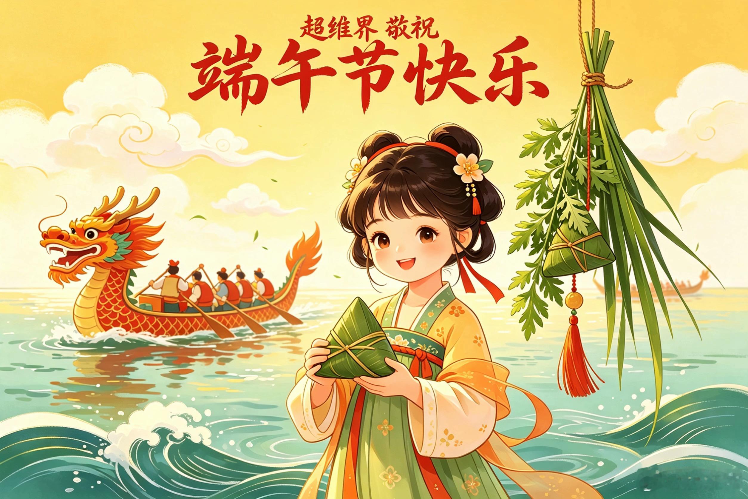 祝各位兄弟姊妹端午节快乐！ 