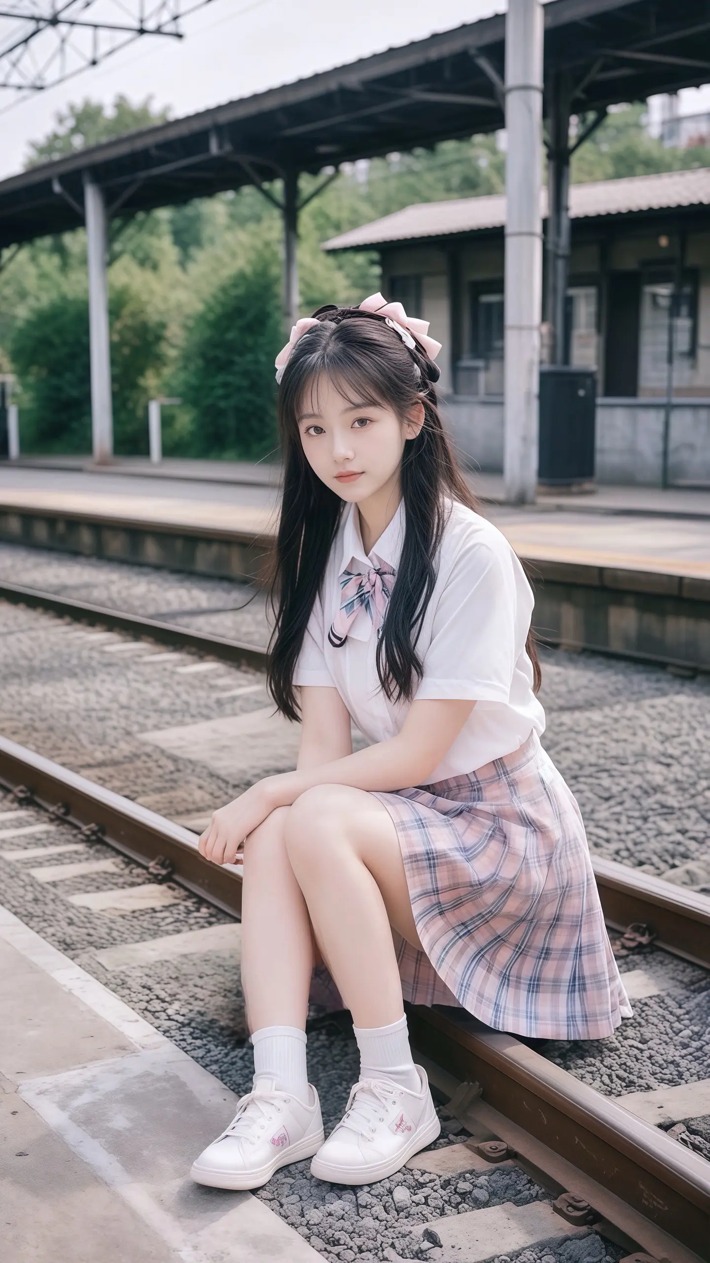 甜妹 甜妹统治世界🎀 拍照 如果爱上你只是一个梦境 元气少女