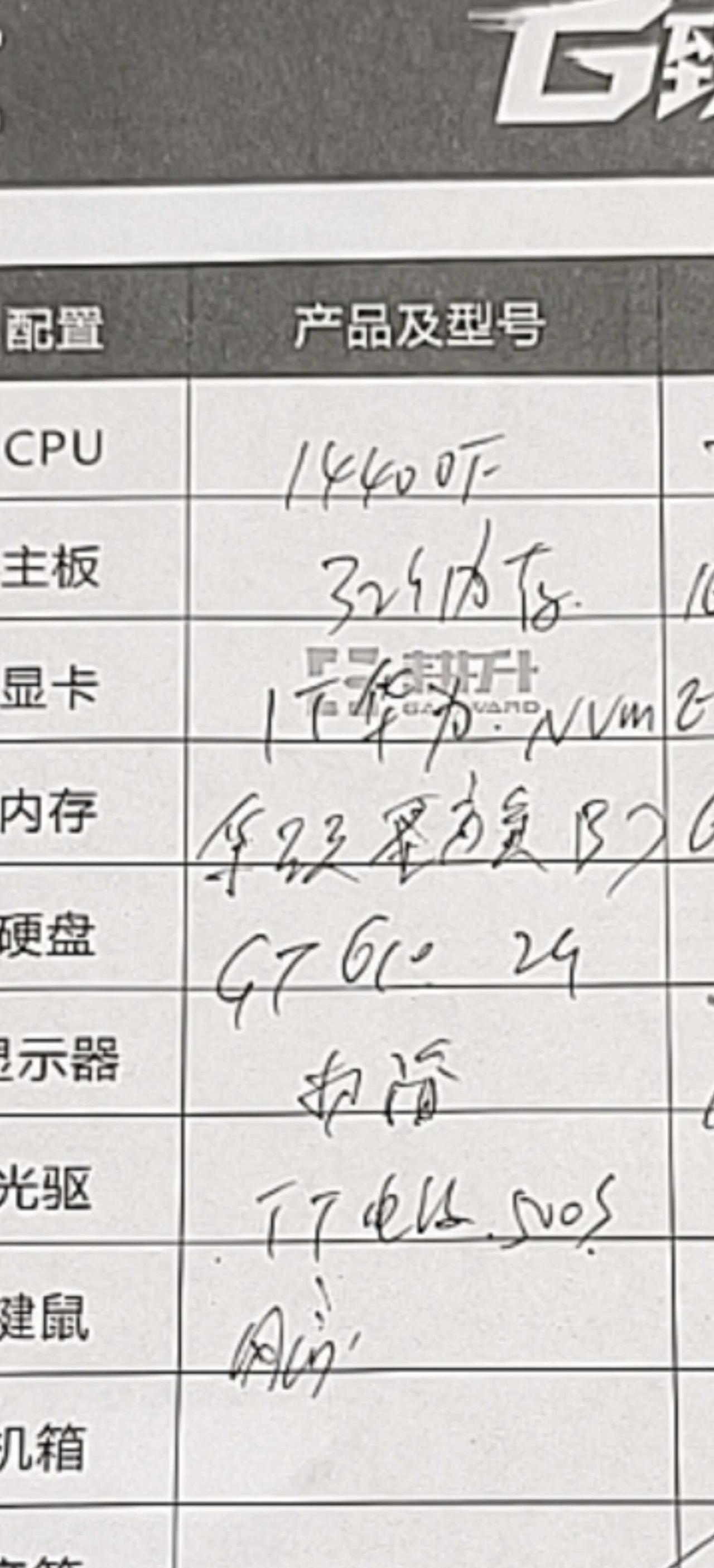 电脑配置多少合适
全新主机，不太懂电脑配置，这个多少出合适呢？电脑配置 组装机 