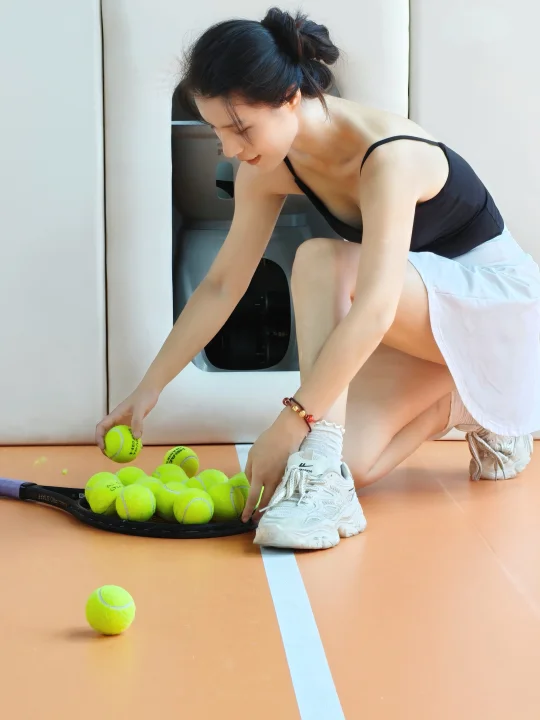 做半天快乐的网球女孩🎾