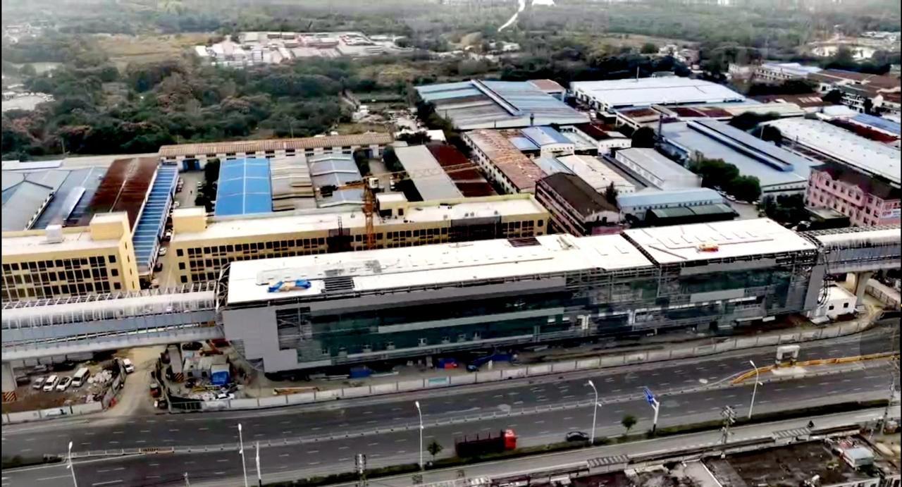 合肥地铁S1机场线岗集站10.27最新进展
合肥地铁机场线的车站装修正如火如荼地