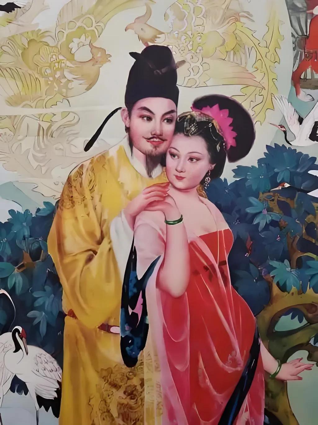 自古英雄爱美人，
皇帝也恋石榴裙，
还有多少痴情客，
……请友续句………？
[烟
