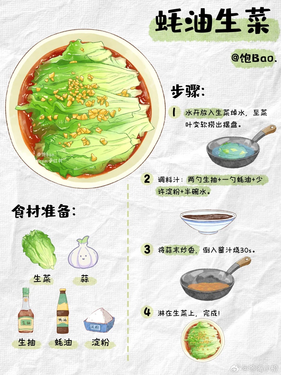 简单快速&超美味的素菜+荤菜合辑~快快来学习下~ ​​​我的美食日记美食教程 ​