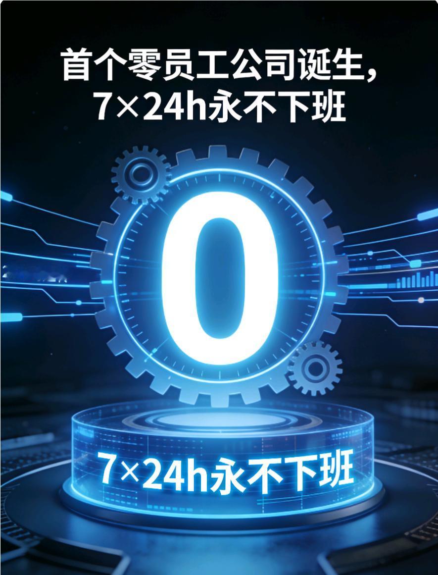 首个0员工公司诞生，7×24h永不下班🤖
 
全球首个零员工公司正式亮相，彻底