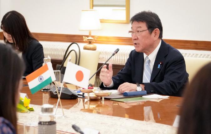 5月27日回国后的茂木敏充第一时间对外更新动态，总结自己三天一夜的印度行程。
