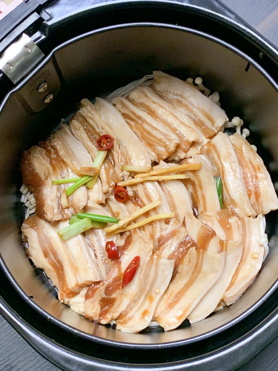 空气炸锅五花肉！！就是韩国烤肉店的味道！！！！