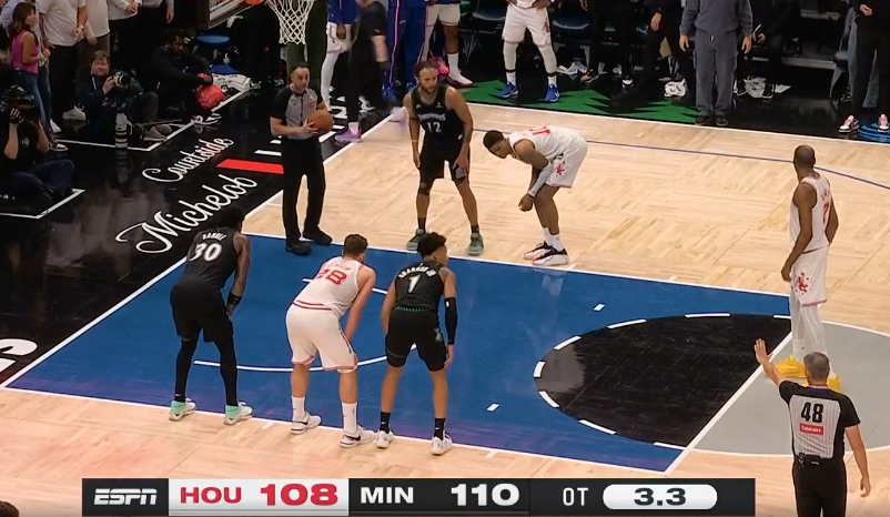 这比赛都好精彩啊森林狼加时打了一波15-0 火箭还落后2分 杜兰特结果最后关键的