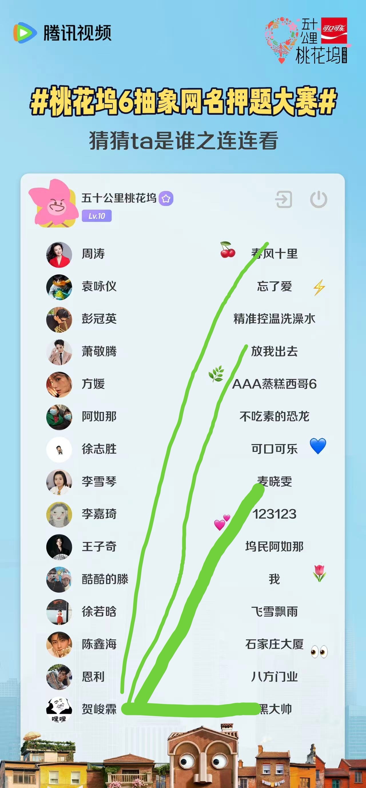 贺峻霖的神级ID五十公里桃花坞 从“富贵”到“神级ID”，贺峻霖在抽象网名这条路