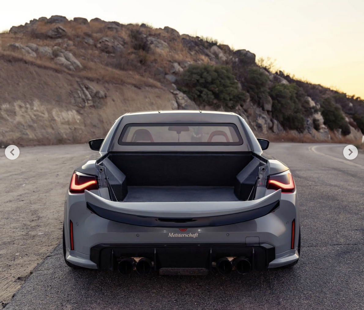 宝马M4皮卡...你别说还挺帅...兄弟们，好好挣钱吧...有了钱，让库里南也整