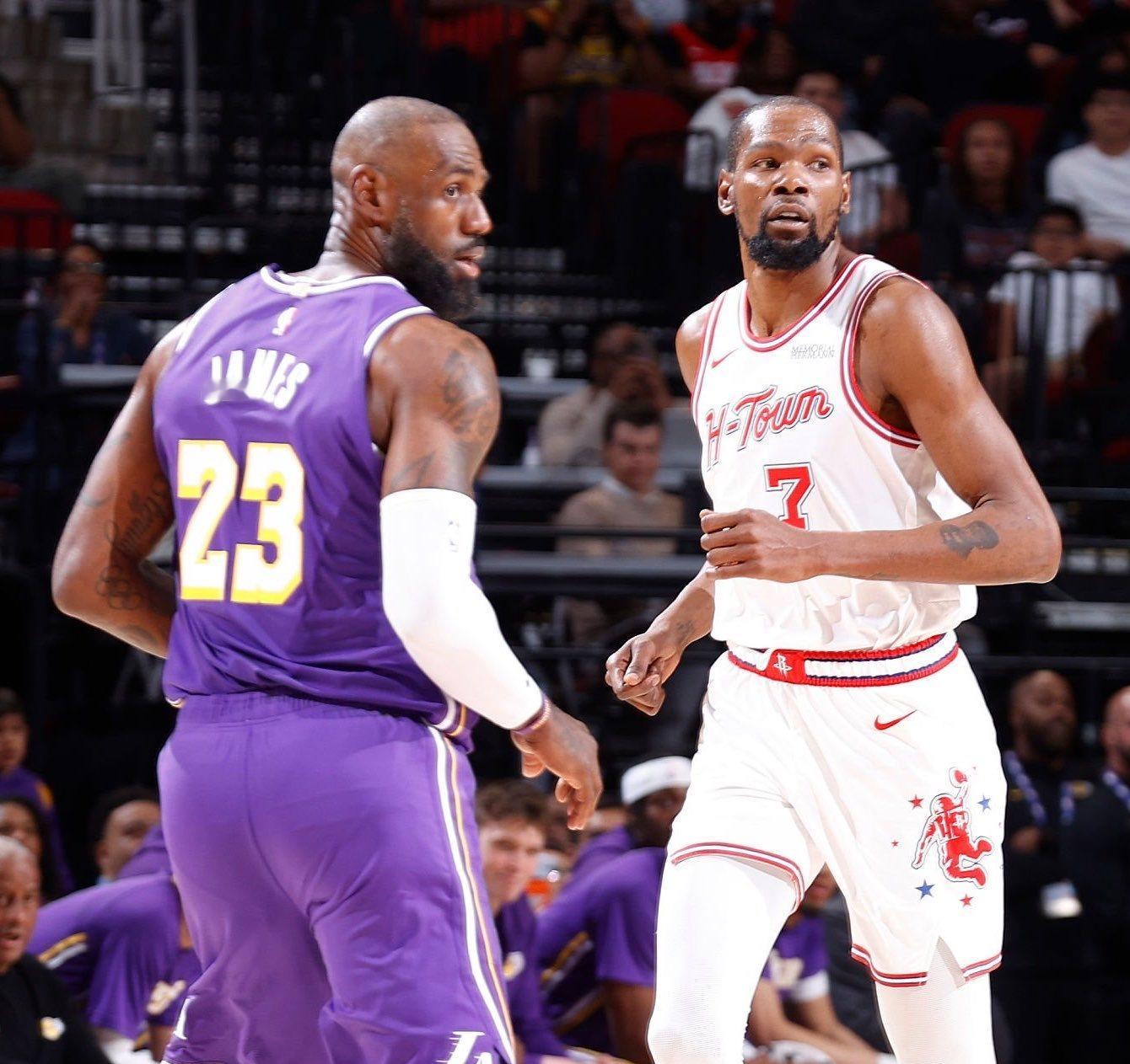 名嘴Nick Wright谈火湖大战：“他们要对阵火箭了，但我觉得勒布朗依然比杜