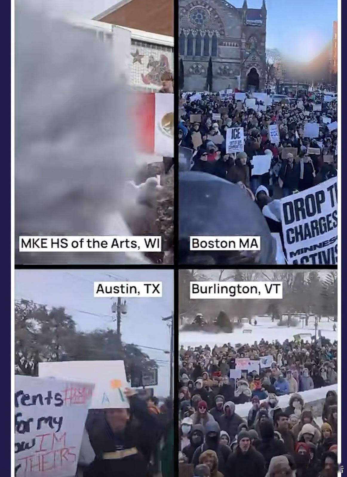 “不上班，不上学，不购物”美国全国掀起了轰轰烈烈的抗议浪潮，佩洛西的“美丽风景线