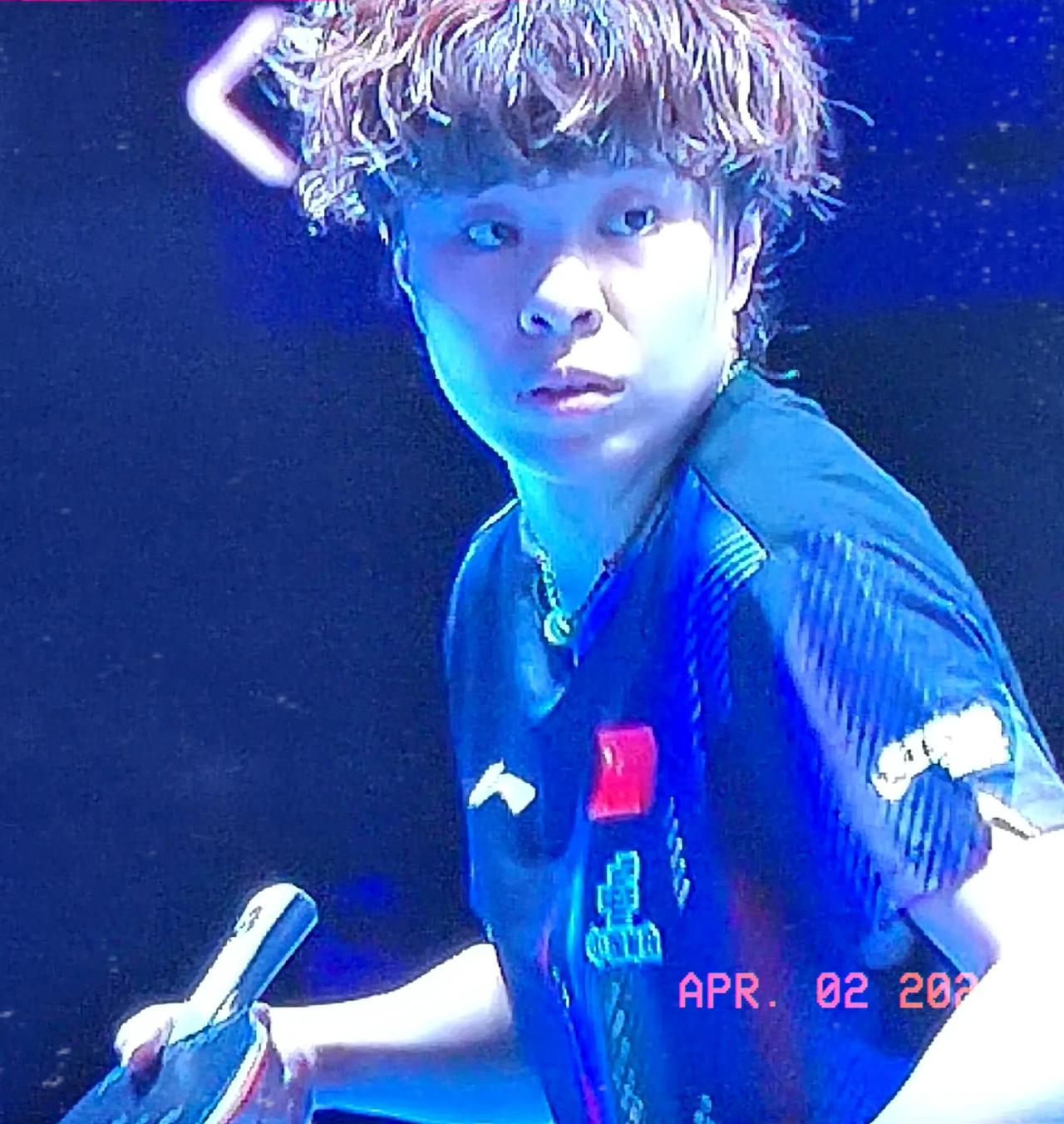 第3局，王艺迪开局4-2打停张本美和，随后比分紧咬，王艺迪一分领先打至8~8平后