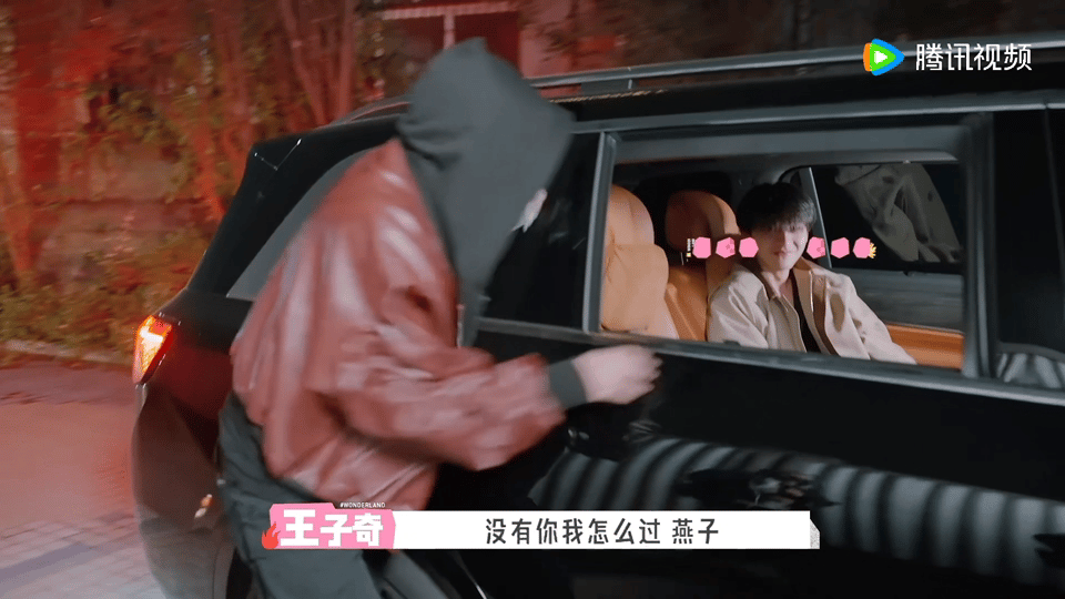 王子奇岳云鹏追车零帧开演王子奇桃花坞随地大小演笑疯了！王子奇综艺喜剧感直接拉满✨