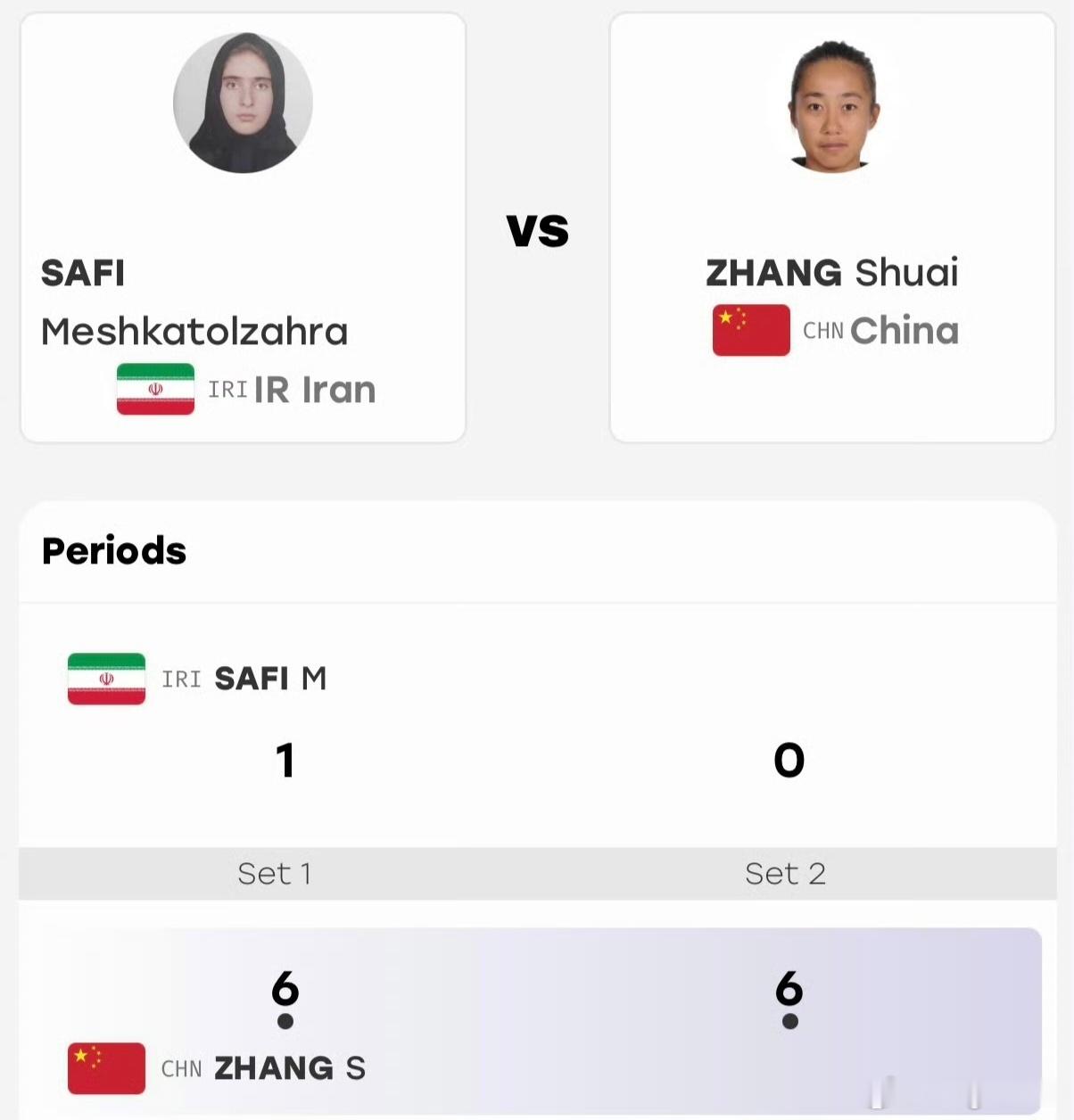 【2】🇨🇳张帅6-0 6-1Meshkatolzahra🇮🇷轻松晋级名古
