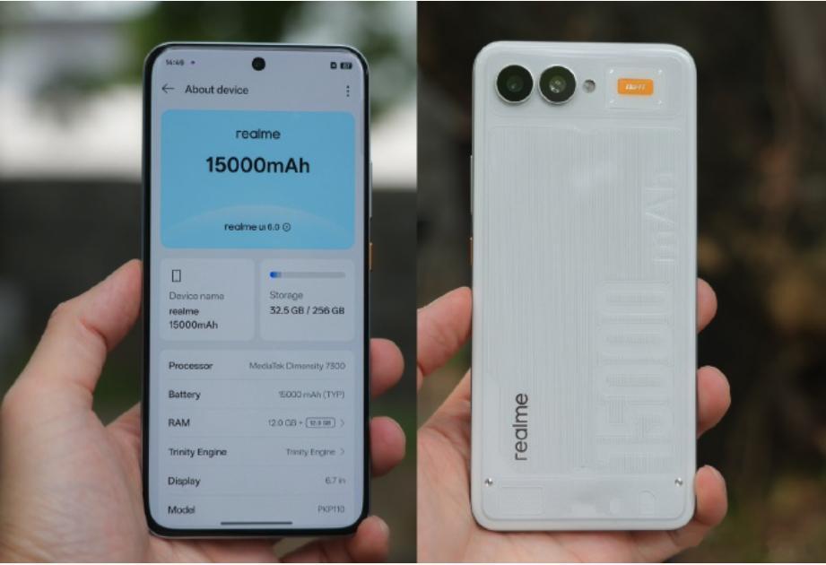 realme 15000mAh 这应该算买充电宝送手机了，轻度续航5天，让我玩到