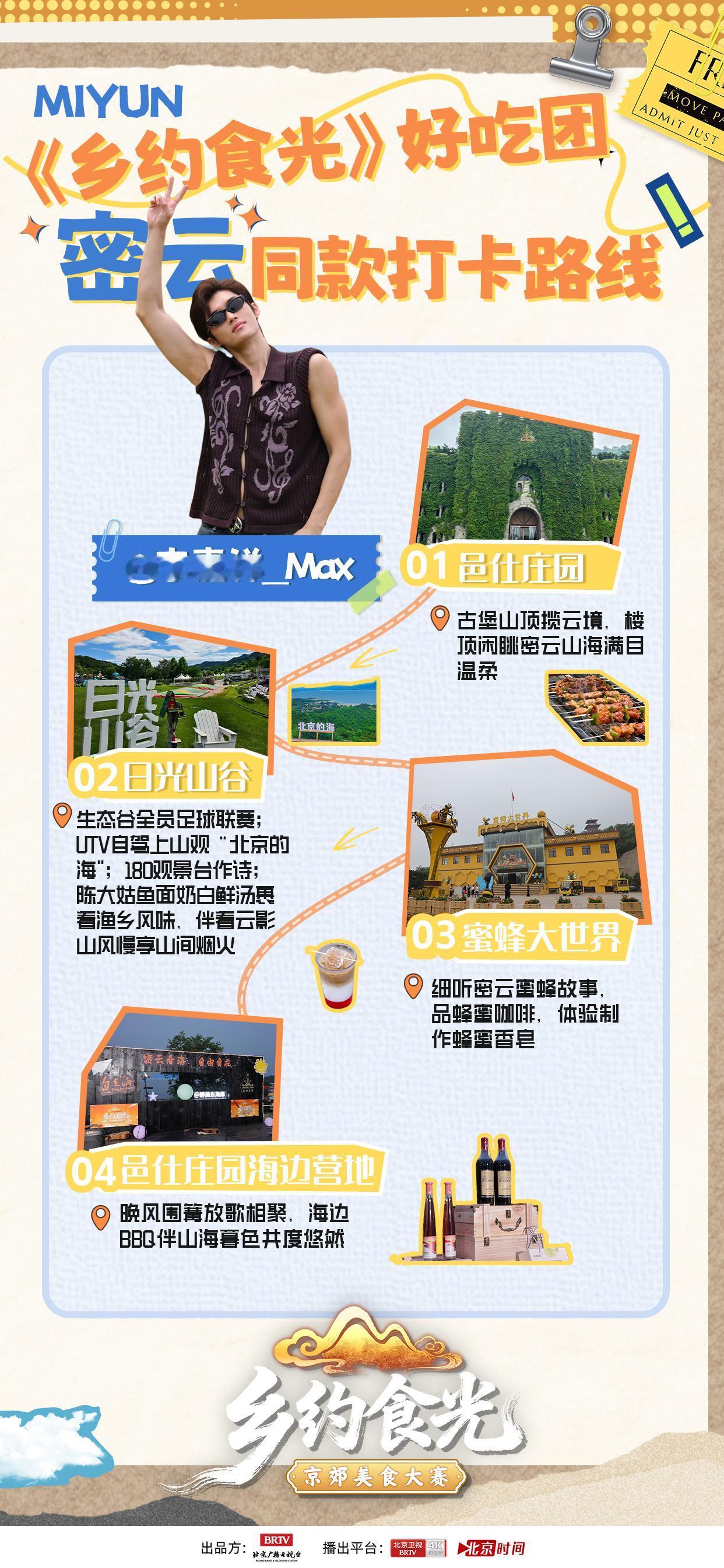 北京周末想近郊出游，不知道往哪跑的朋友看过来。
《乡约食光》跑遍京郊十区，整理出
