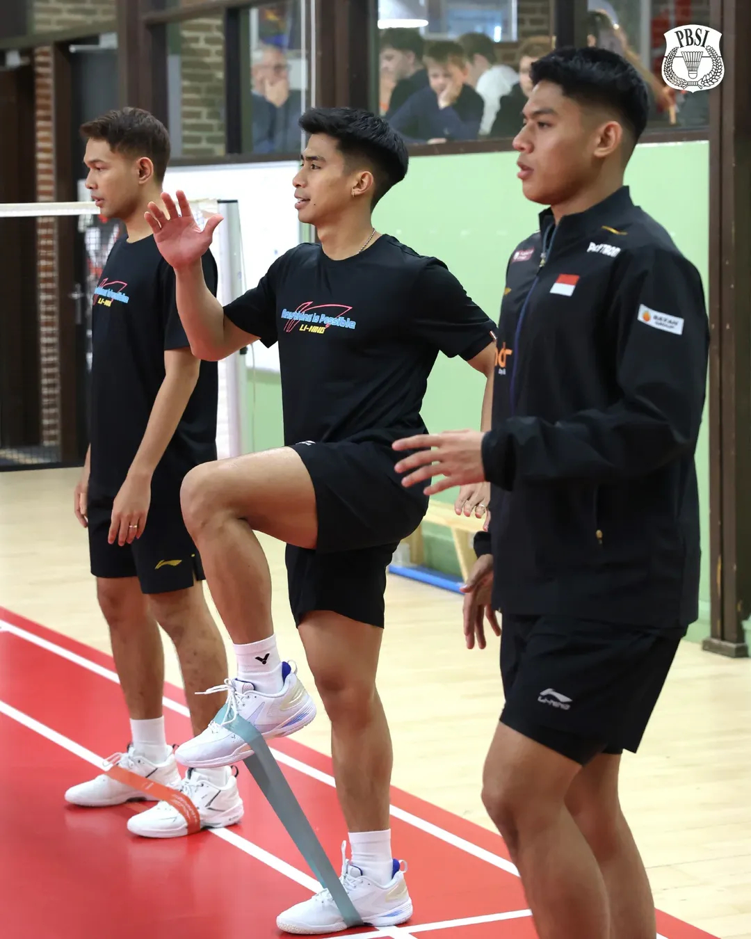 印尼队丹麦集训📷2026年汤尤杯羽毛球