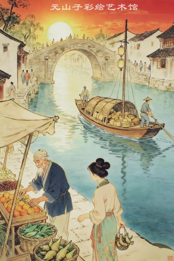 元山子彩绘艺术馆。
彩绘。