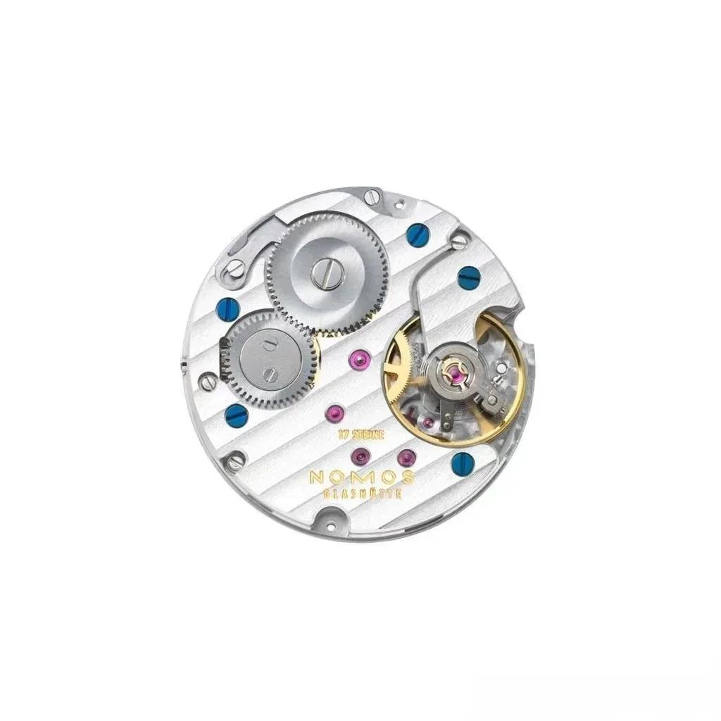 Nomos Alpha阿尔法机芯解析介绍基础数据：17钻/21600振频/直径