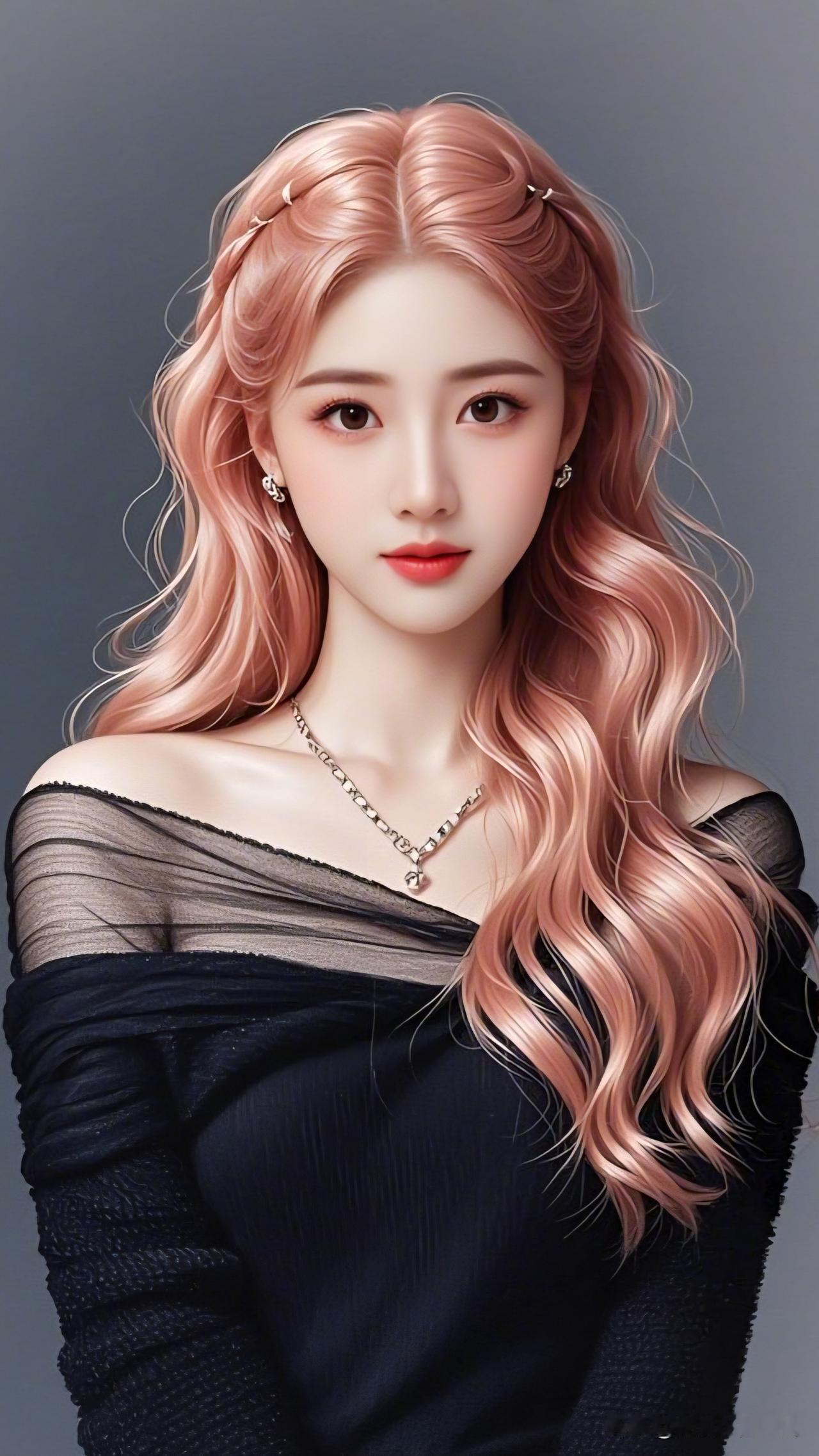 粉黛如云，美人如画。照片记录你眼中的美 梦幻粉发少女，优雅气质满分！💖✨