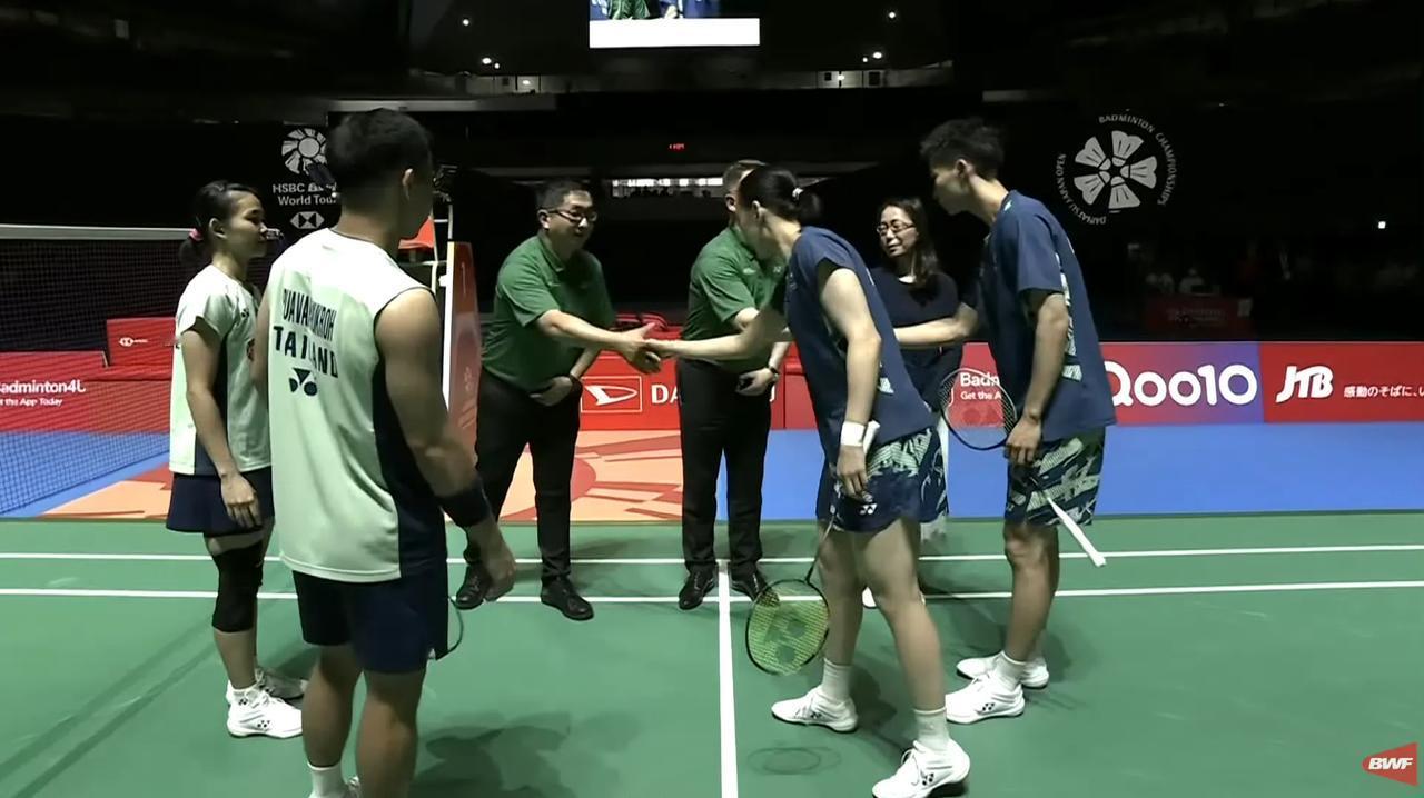 振欣组合🇨🇳来了[奋斗]！
蒋振邦/魏雅欣🇨🇳 vs 🇹🇭德差波/苏
