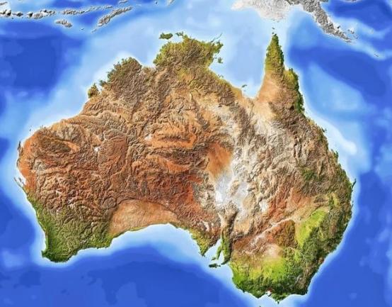 澳大利亚的遗憾：独占整个大陆，却因为太平坦，没有高山，形成不了大型河流。如果有一