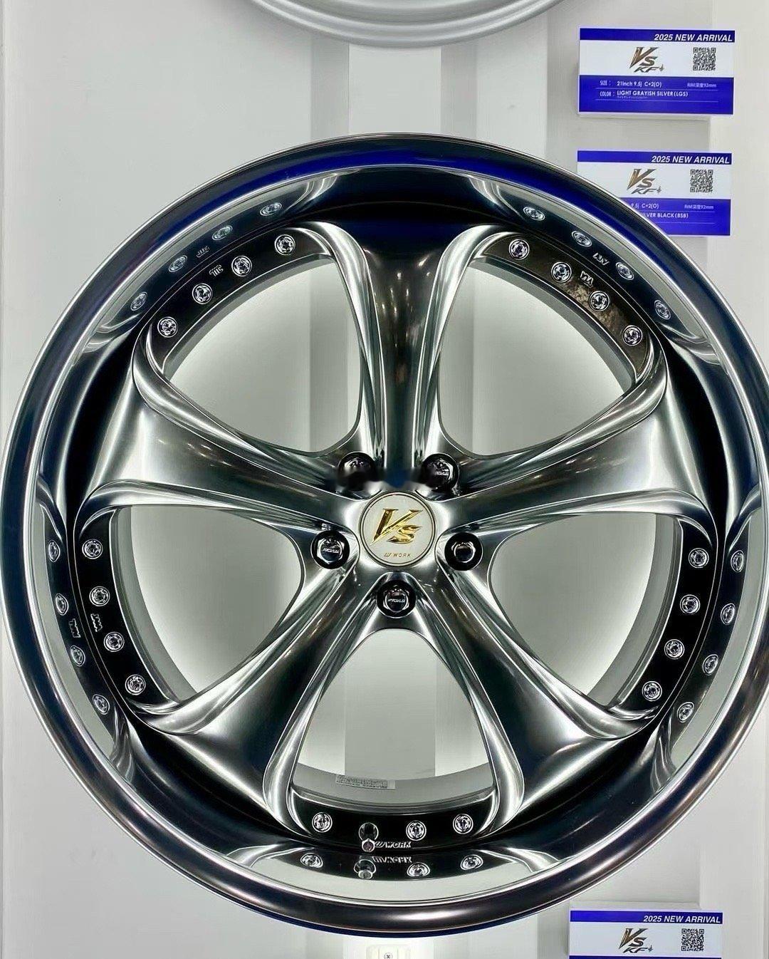 年度优惠活动进行中……WORK VS KF 三片式 现货20寸9J et33 5