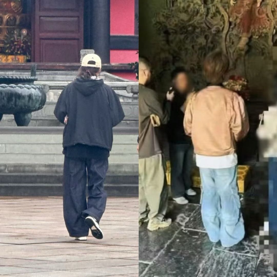 鹿晗和关晓彤都去了寺庙正能量满满的小鹿和晓彤，佛光普照星途更璀璨，点赞祝福，你们