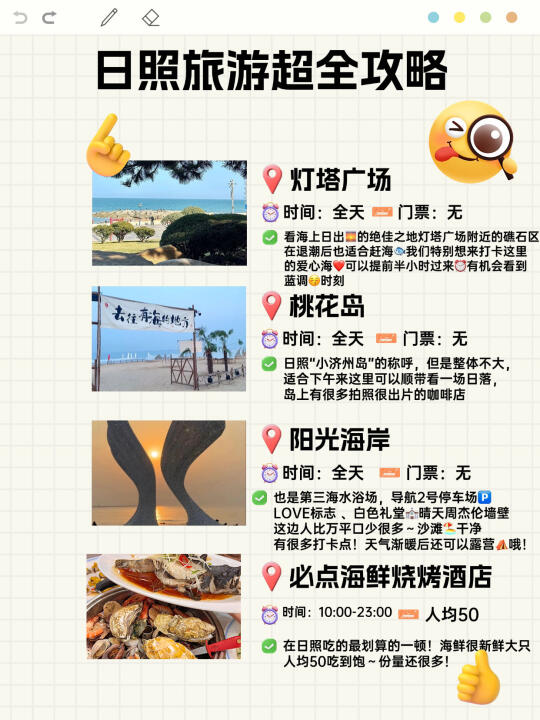 日照刚回…旅游攻略请收好‼️