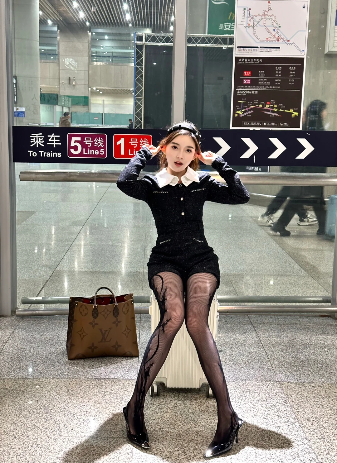 不愧是地铁站