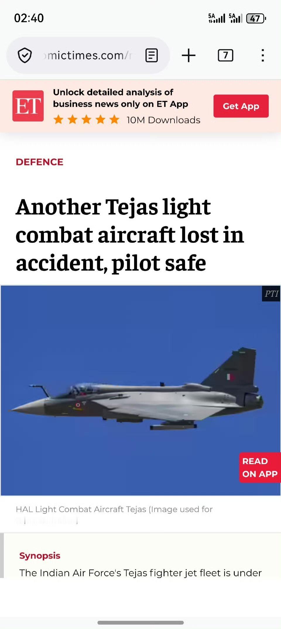 为给中国庆祝新年印度昨天又摔了一架光辉战机！热点观点海外新鲜事