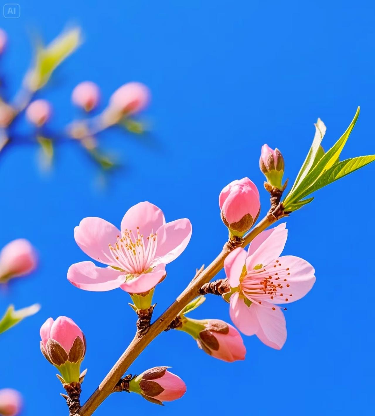 相册里最满意的照片四月杏花开