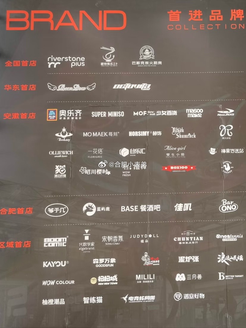 合肥商业最新消息滨湖商业扛把子方圆LIVE品牌曝光！👏安徽首店奥乐齐确定入驻，