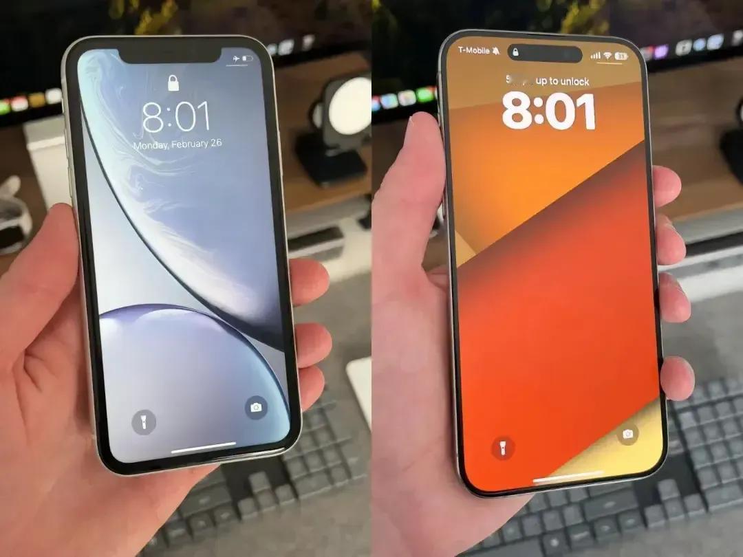 这么多年来，这应该是iPhone最大的升级了，至今还是很少可以超越的

四边等宽
