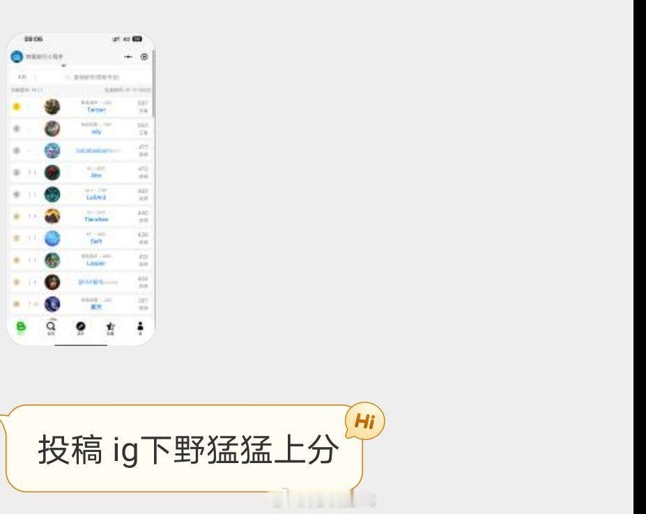 【粉丝投稿】猛猛上分的IG下野，目前位于韩服第四和韩服第六

#英雄联盟##20