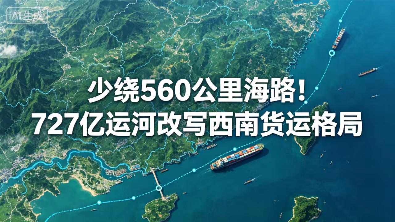 不少广西做农资、矿产生意的老板深有体会，从前云贵、桂西的货物出海，只能顺着西江一