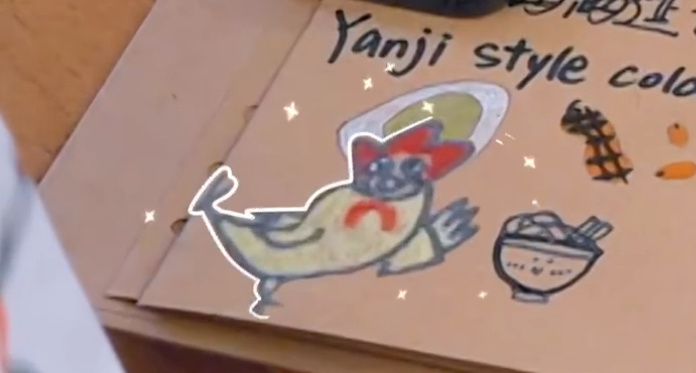 王俊凯王俊凯中餐厅10 请用不少于十个字赞美王俊凯画的🐥 