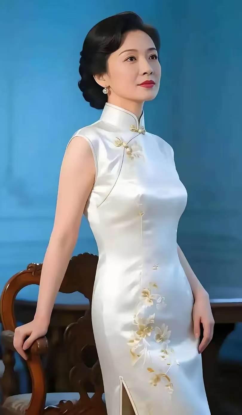 捣练子·旗袍咏
街径畔，苑园间，
旗袍翩跹影自妍。
国粹风华承古韵，
一枝雅艳耀