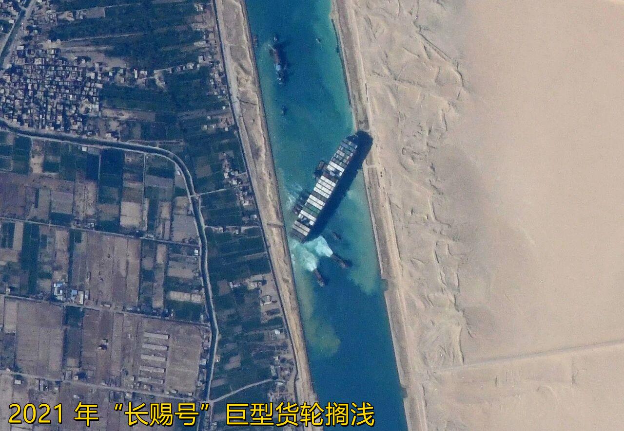 苏伊士运河虽然工程量大，但建造难度远小于巴拿马运河，地中海与红海的海面高度接近，