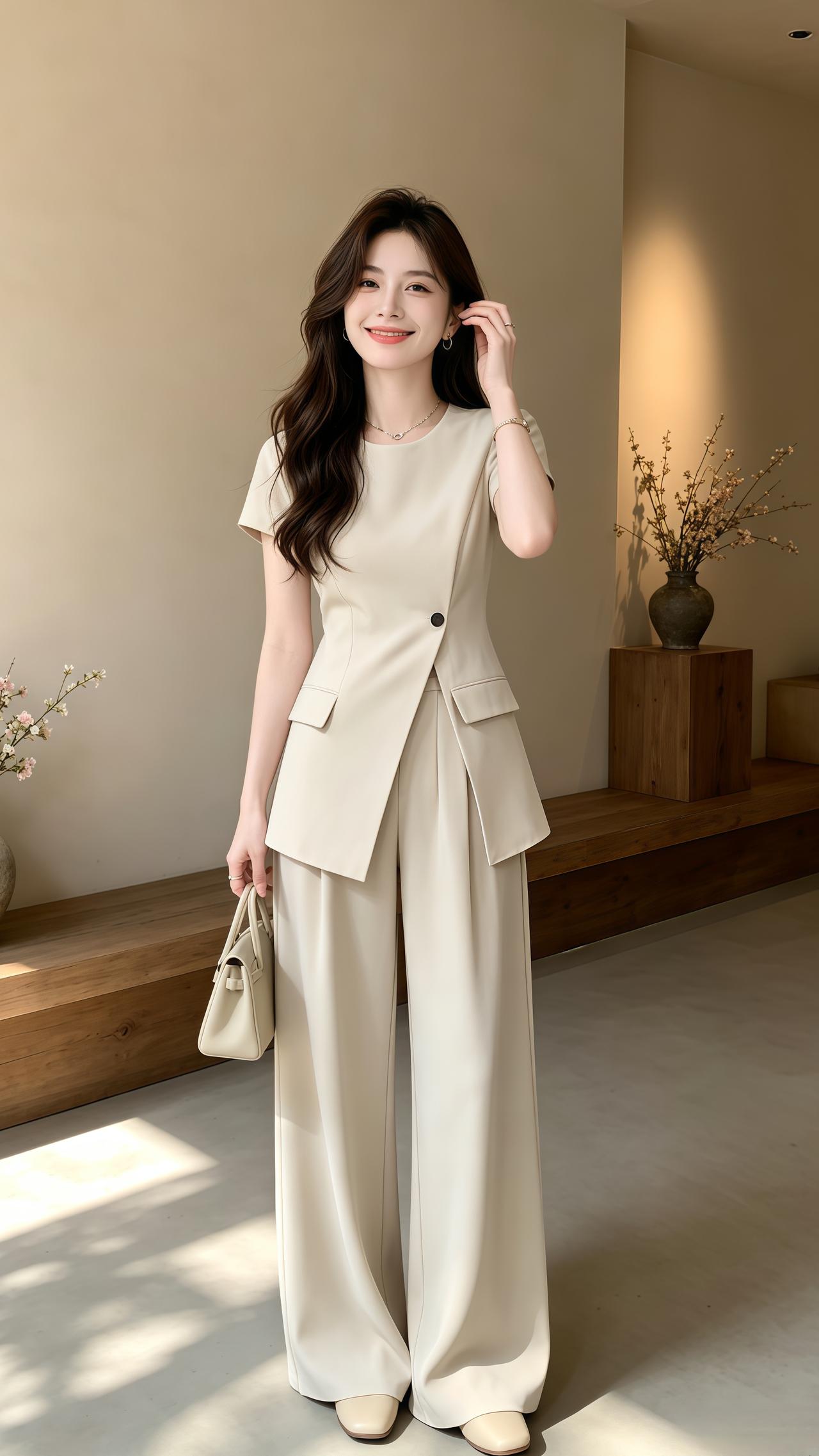 夏季减龄高级穿搭 高智感极简穿搭 高智感通勤穿搭还得是我 韩系穿搭穿搭