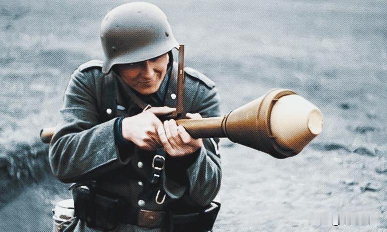 步兵的反坦克革命：“铁拳”

图为一名德军士兵正在使用“铁拳”30。

“铁拳”