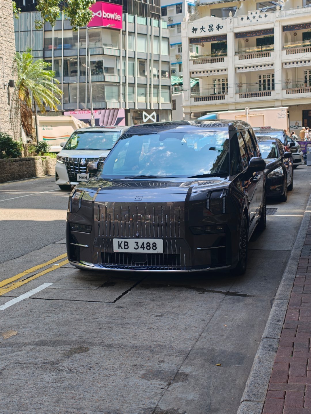 极氪009配香港牌这么帅看起来至少值100万话说回来如果不是这么强的气场估计也被