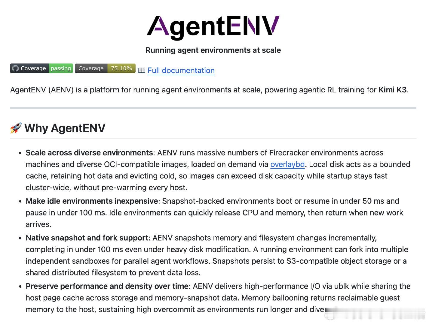 AgentENV 是一套专为大规模 Agent 环境运行而生的平台，它将海量 F