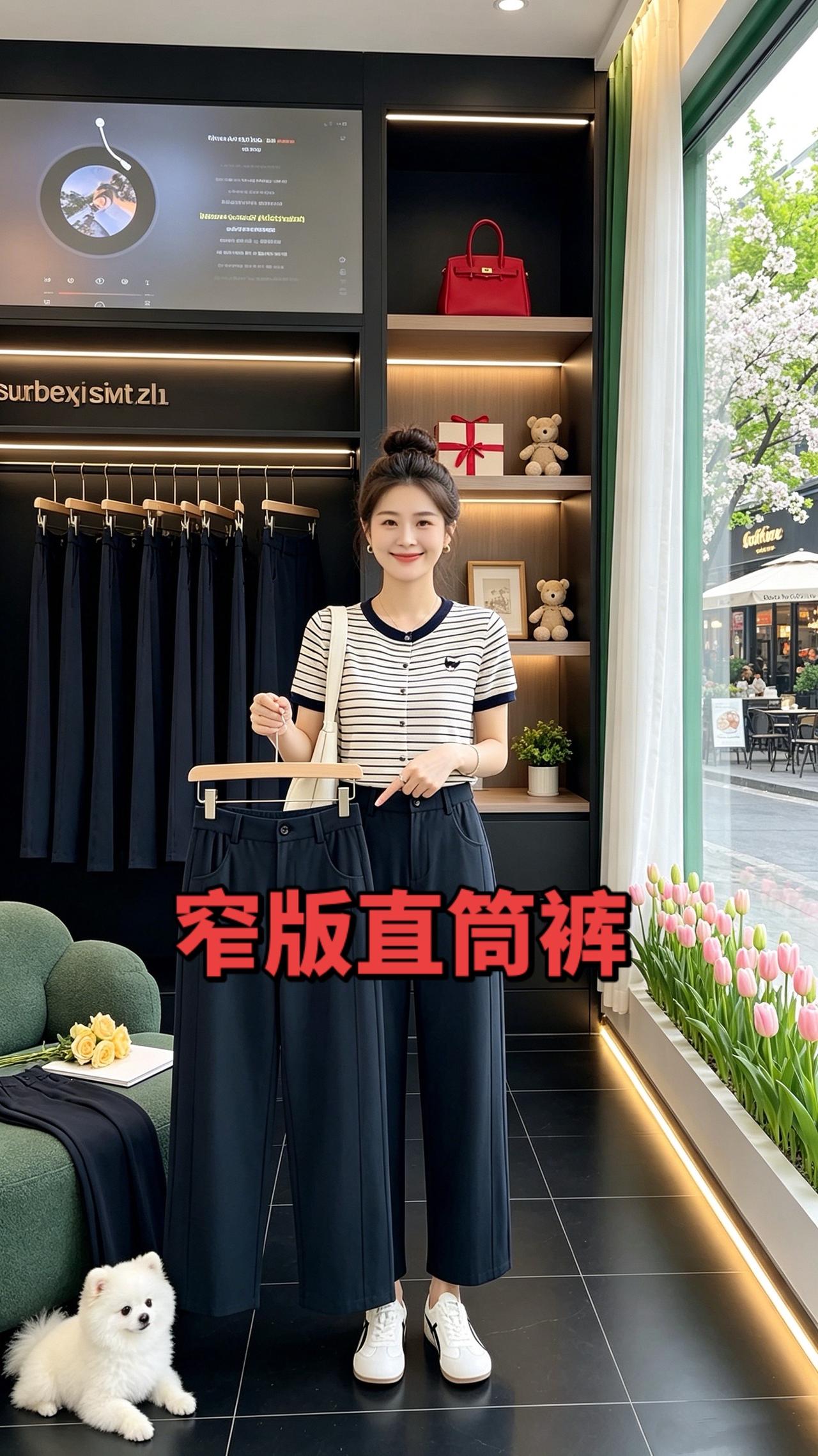 高腰显瘦休闲裤 谁穿谁好看