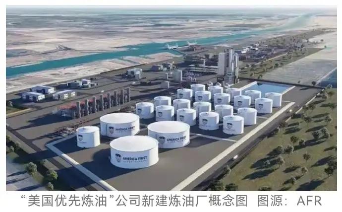 近日，特朗普在社交媒体“真实社交”上发文宣称，要在美国建造一座MEGA炼油厂，该
